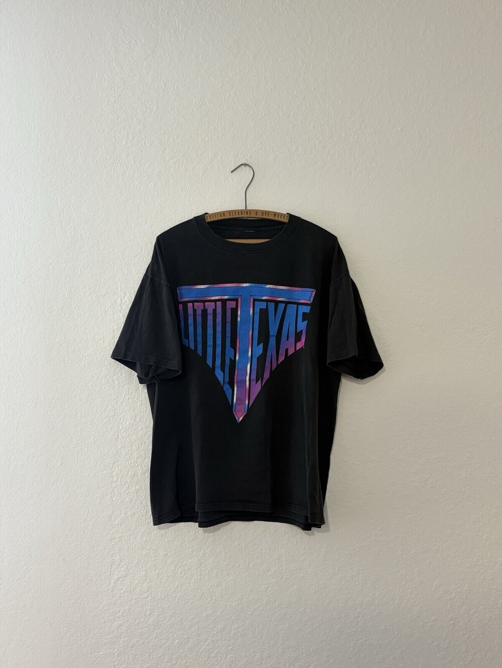 Vintage Screen Stars Best Shirt Mens XL Black Little Texas On Tour 1991 Band 90s